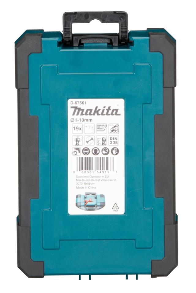 Makita Borsæt  HSS-CO Metal 19 dele