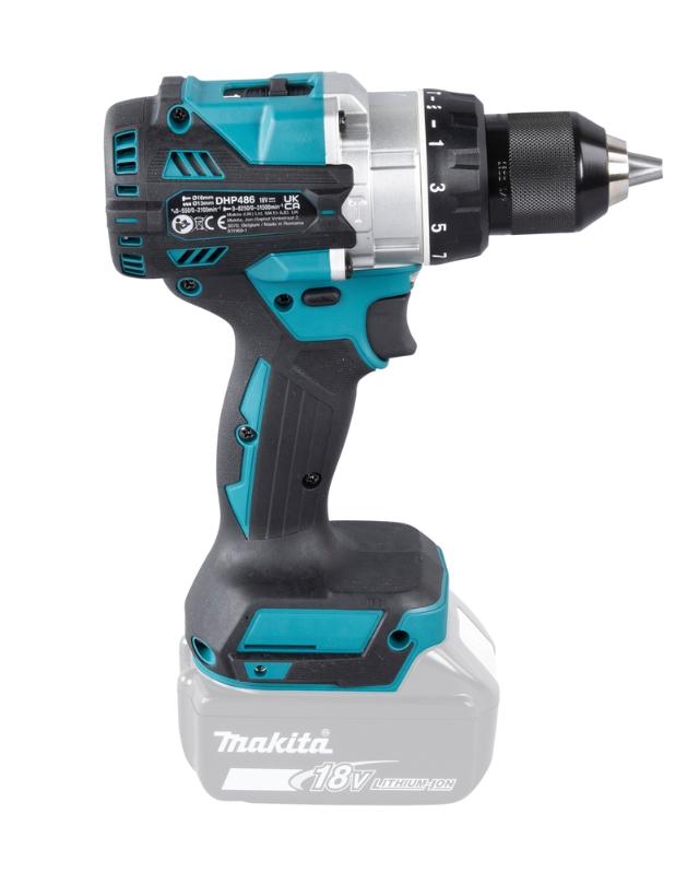 Makita DHP486Z Slagboremaskine u/ Batteri og Lader