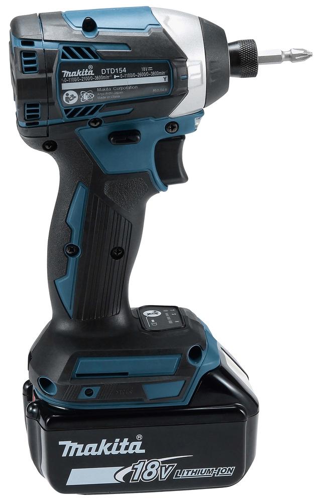 Makita DTD154Z Slagskruetrækker LXT 18V u/batteri og lader