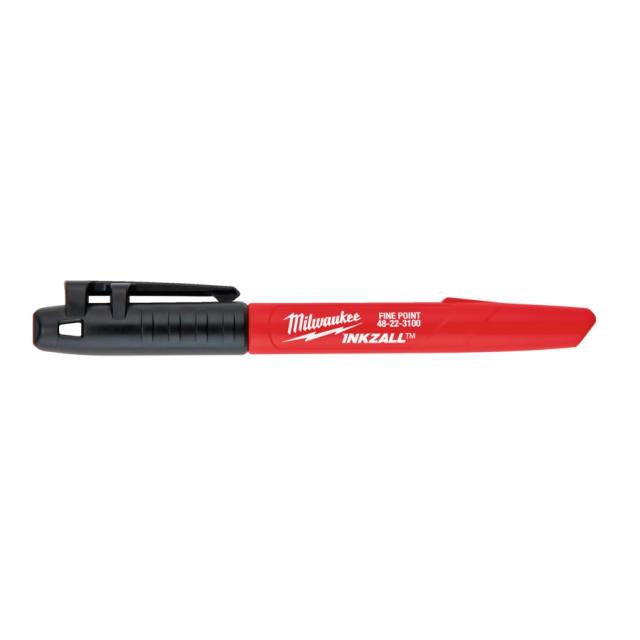 Milwaukee Permanent Marker med fin spids, sort