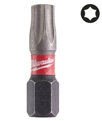 MILWAUKEE SHOCKWAVE™ IMPACT DUTY skruebits TX30 x 25MM, 2 Stk.