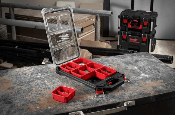 Milwaukee Packout Kompakt Tilbehørskuffert, Slim