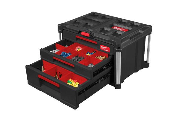 Milwaukee Packout Kuffert med 2+1 skuffer