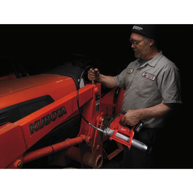 Milwaukee M12 GG-0 M12 Fedtpresse der leverer et maks. arbejdstryk over 562 Bar u/Batterier og Lader