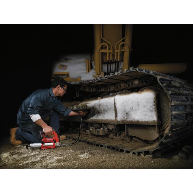 Milwaukee M12 GG-0 M12 Fedtpresse der leverer et maks. arbejdstryk over 562 Bar u/Batterier og Lader