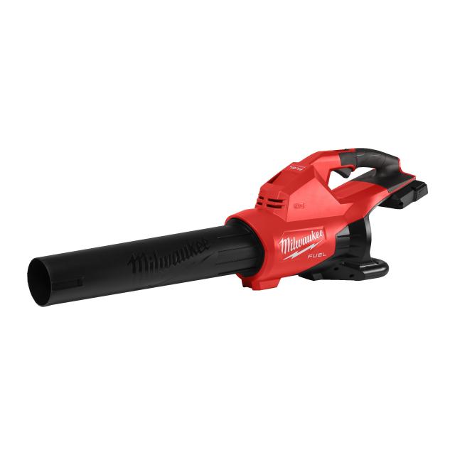 Milwaukee M18 F2BL-0 FUEL™ Løvblæser med to batterier leverer op til 17 m³/min i luftvolumen med 233 km/t u/Batterier og Lader