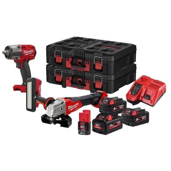 Milwaukee M18 FPP3T2-554P Fuel Promo Power Pack