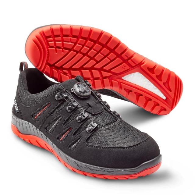Elten 729151 Maddox Low Sort/Rød Sikkerhedssko