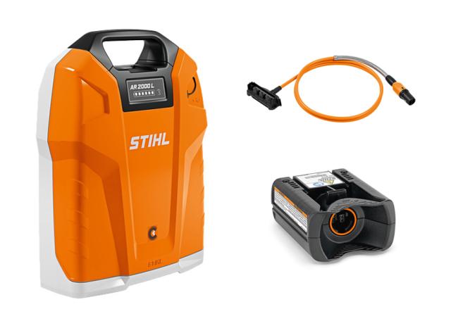 Stihl AR 2000 L Batteri m/ Tilslutningsledning og Adapter