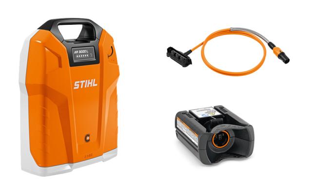 Stihl AR 3000 L Batteri m/ Tilslutningsledning og Adapter