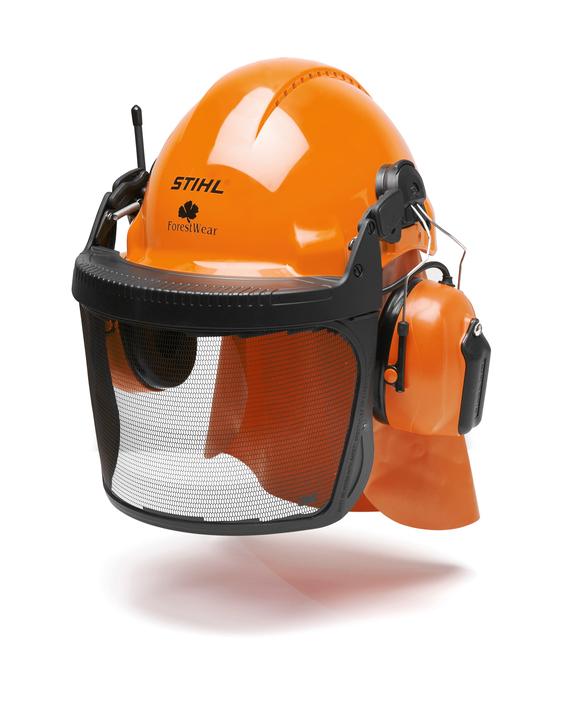 Stihl skovhjelm G3000 med FM radio med jackstik til MP3