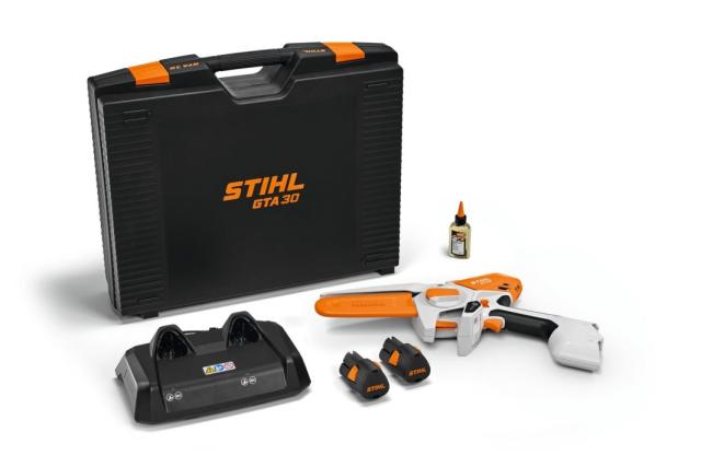 STIHL GTA 30 med 2x AS2 batteri og 1x AL 5-2 lader