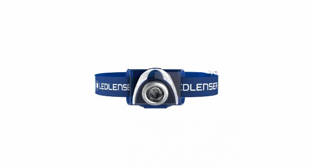 Led Lenser SEO7R - BLÅ  pandelygte 