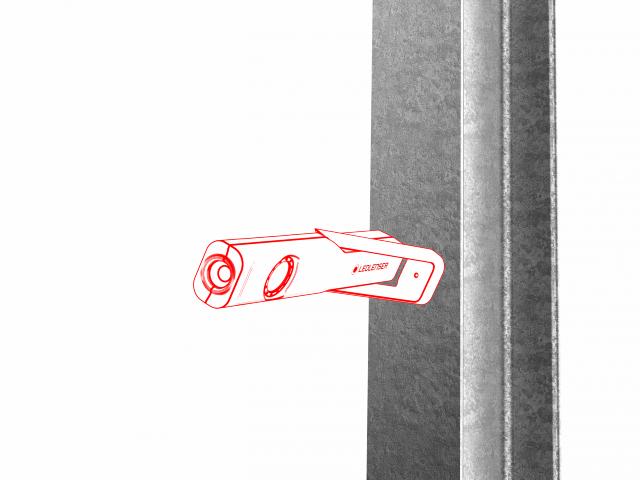 LEDLenser iW4R Lommelygte med Magnet