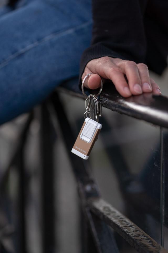 Led Lenser K4R Nøgleringslygte Rose Gold 