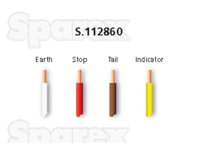 Baglygte LED 12/24V (højre/venstre) 3 Funktioner