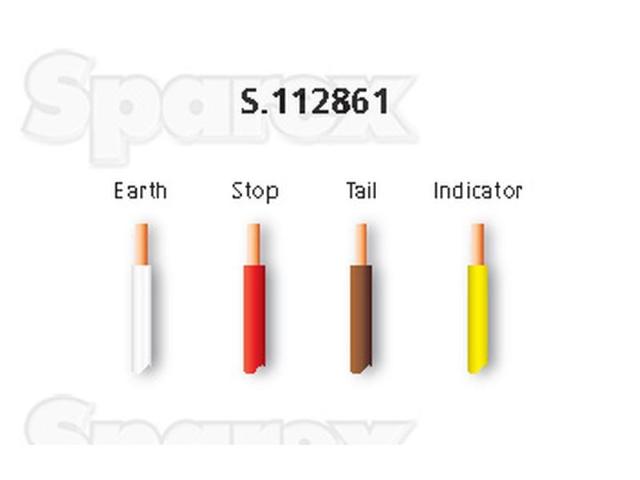 Baglygte LED 12V (højre/venstre) 3 Funktioner