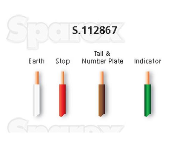 Baglygte LED 12V (højre/venstre) 4 Funktioner
