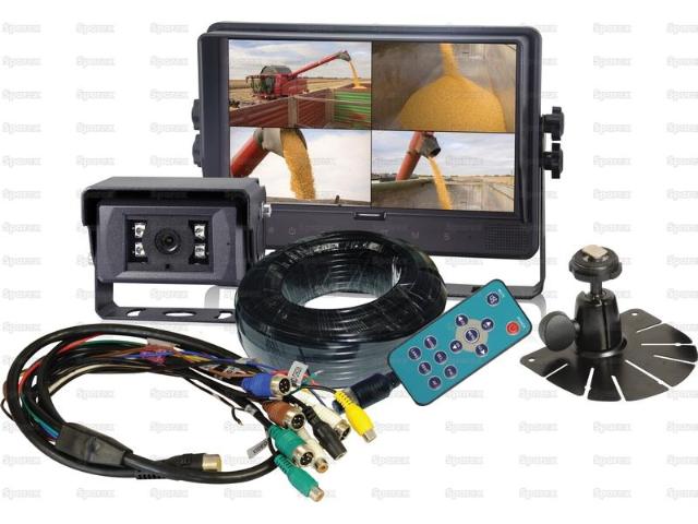 Kamerasystem m/ 20m Kabel, 1 Kamera og 1 Touchskærm Monitor