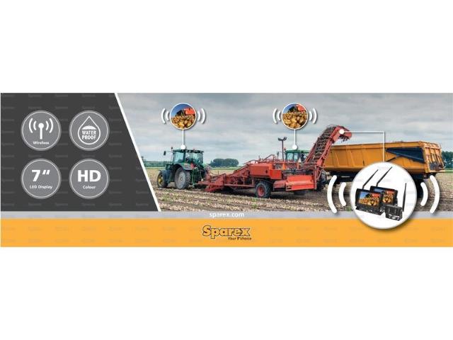 Kamerasystem Trådløst m/ 1 Kamera og 2 Monitorer 7'