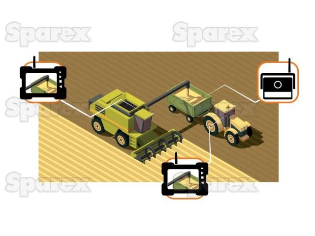 Kamerasystem Trådløst m/ 1 Kamera og 2 Monitorer 7'