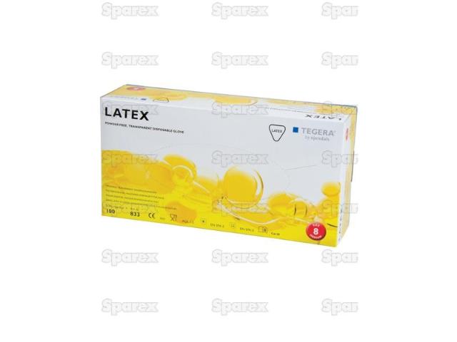 Engangshandsker Latex (100 par) - 7/S