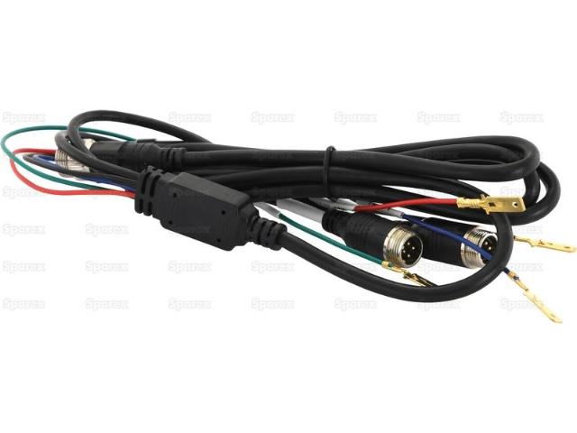 Kamerasystem m/ 20m Kabel, 1 Kamera og Monitor 7'