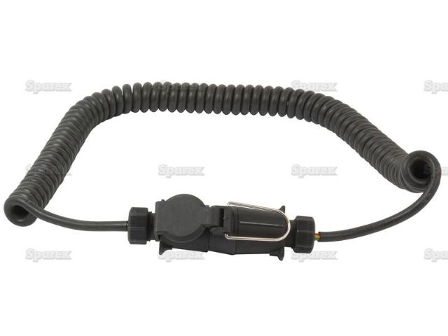 Spiralkabel 7 Polet 3,5m (han/hun)