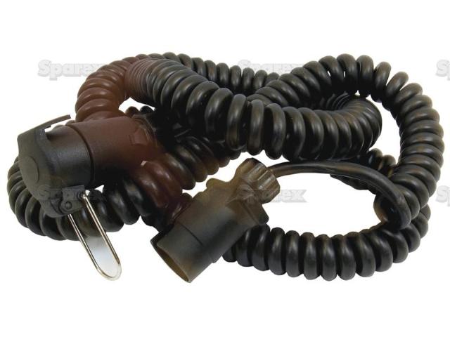 Spiralkabel 7 Polet 7,0m (han/hun)