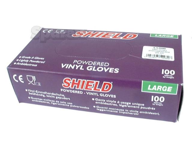 Engangshandsker Vinyl 9/L (100 par)