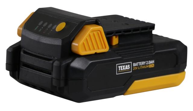 Texas Batteri 20V 2,0 Ah, på lager igen 25. september